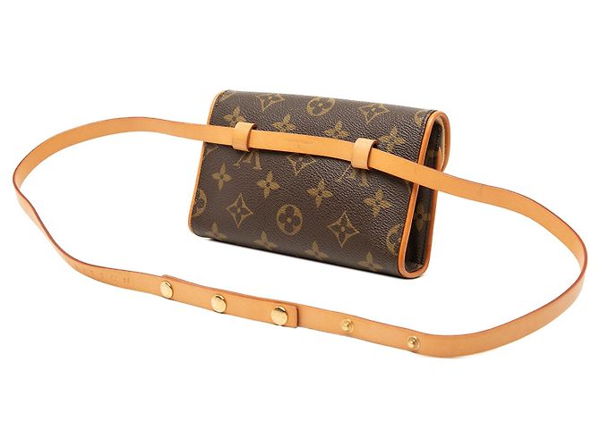 Bolso cinturón Louis Vuitton Monogram Pochette Florentine Marrón Castaño - vista 2