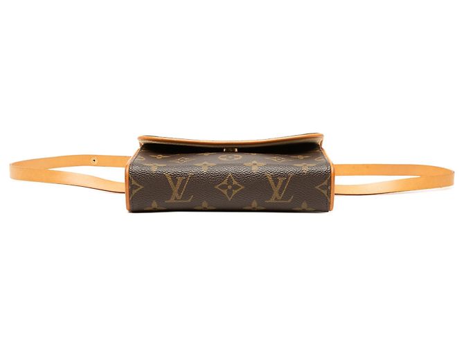 Bolso cinturón Louis Vuitton Monogram Pochette Florentine Marrón Castaño - vista 3