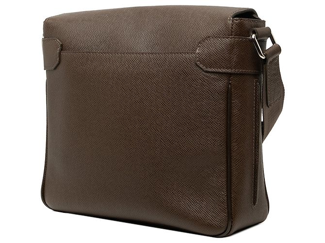 Borsa a tracolla Louis Vuitton Taiga Roman PM Marrone - vista 2