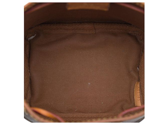 Borsa a secchiello Louis Vuitton Monogram Nano Noe Marrone - vista 4