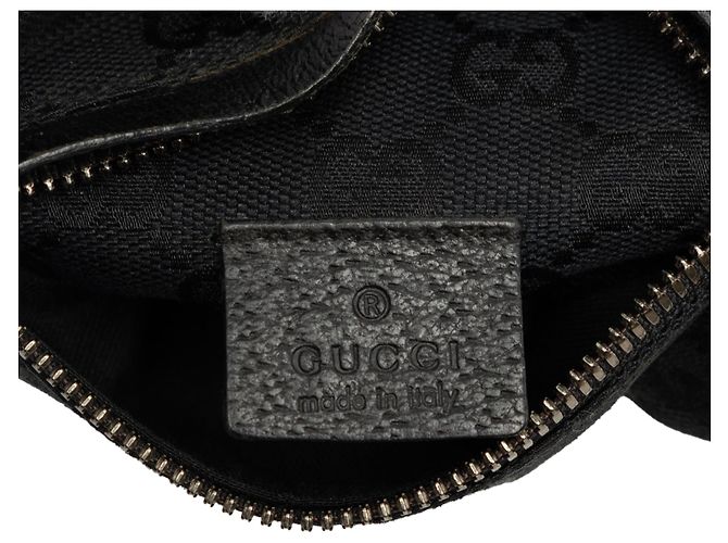 Borsa cintura Gucci GG Canvas con doppia tasca nera Nero - vista 5