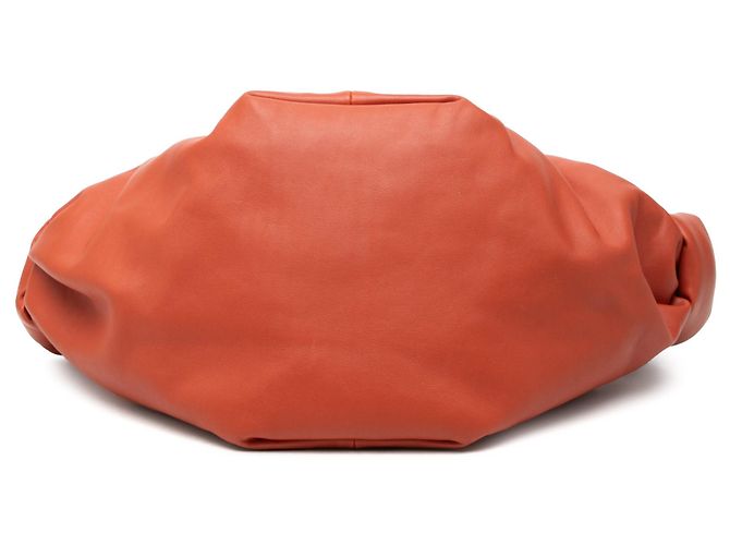 Mini borsa Bottega Veneta Double Knot in pelle di vitello Arancione - vista 3