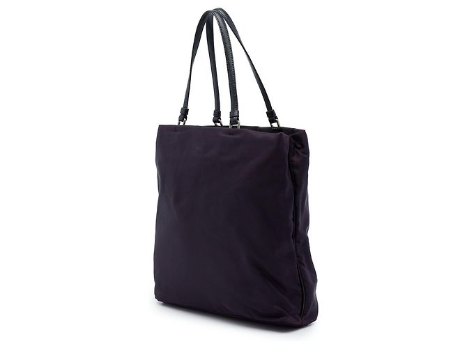 Bolso Tote Prada Tessuto Morado Púrpura - vista 2