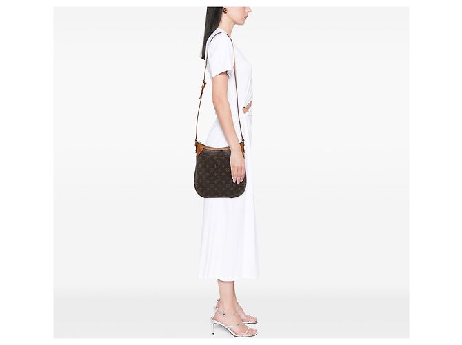 Bolso Bandolera Louis Vuitton Monogram Odeon PM Marrón Castaño - vista 6
