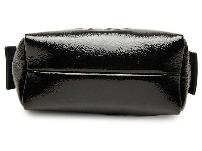 Beauty case Gucci Soho in pelle verniciata nera Nero - vista 3