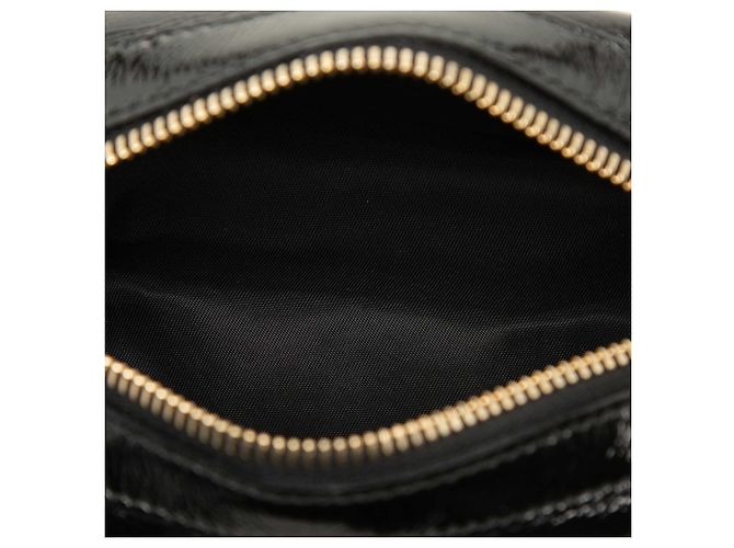 Beauty case Gucci Soho in pelle verniciata nera Nero - vista 4