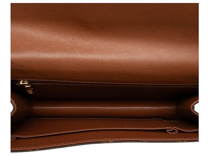 Bolso de mano Louis Vuitton Monogram Pochette Dame GM marrón Castaño - vista 4