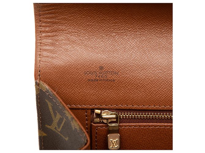Bolso de mano Louis Vuitton Monogram Pochette Dame GM marrón Castaño - vista 5
