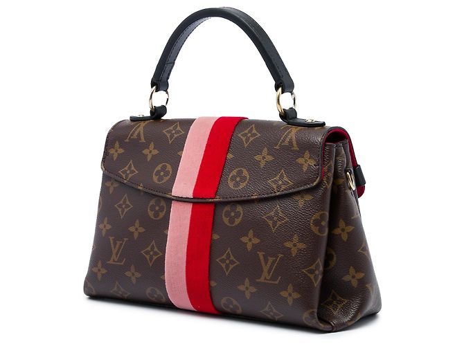 Borsa Satchel Louis Vuitton Monogram Georges BB Marrone - vista 2