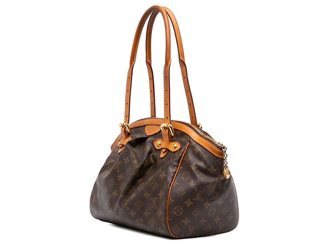 Borsa a tracolla Louis Vuitton Monogram Tivoli GM Marrone - vista 2