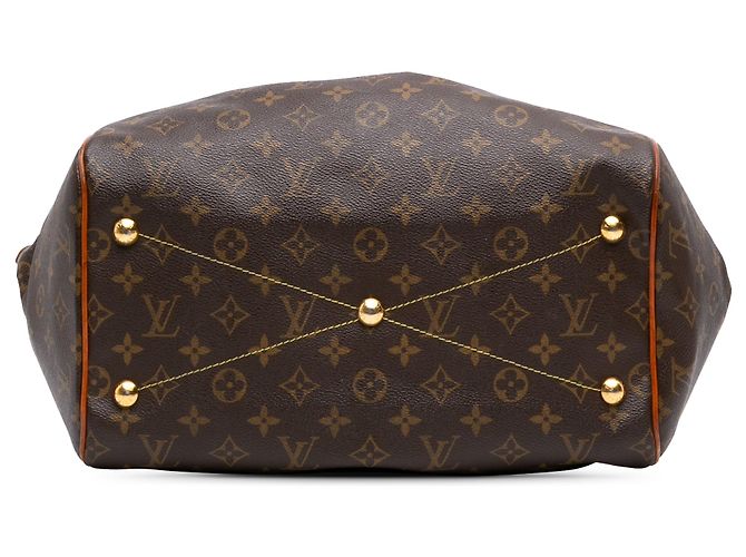 Borsa a tracolla Louis Vuitton Monogram Tivoli GM Marrone - vista 3