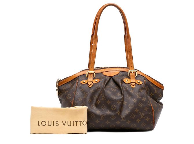 Borsa a tracolla Louis Vuitton Monogram Tivoli GM Marrone - vista 7
