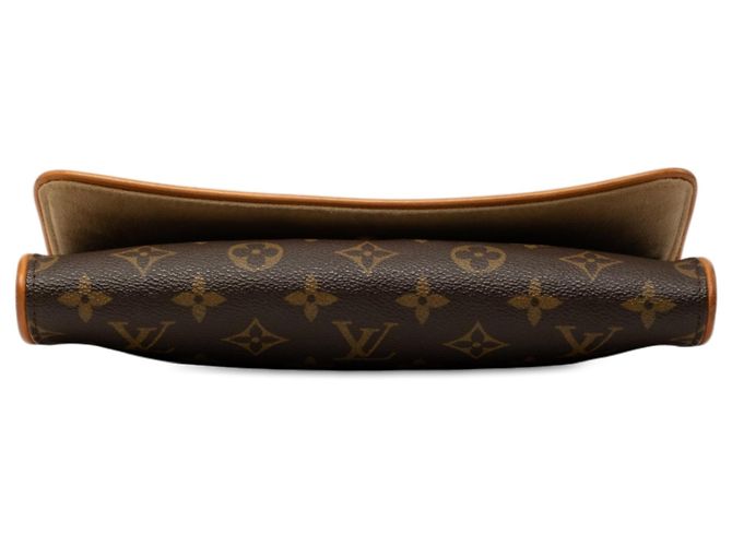 Borsa a tracolla Louis Vuitton Monogram Pochette Twin GM Marrone - vista 3