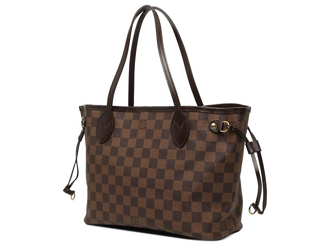 Louis Vuitton Neverfull PM Tote Bag Damier Ebene Braun - Ansicht 2
