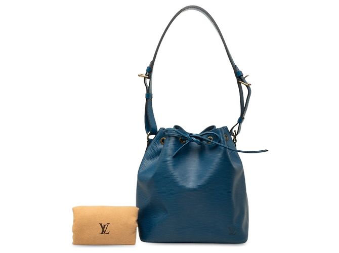 Bolsa Bucket Louis Vuitton Epi Petit Noe Azul - vista 7