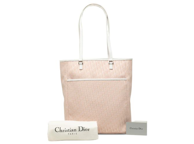 Autre Marque Borsa Tote Diorissimo Trotter Canvas rosa Dior - vista 8