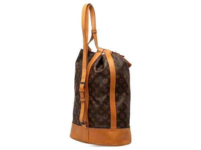 Zaino Louis Vuitton Monogram Randonnee GM Marrone - vista 2
