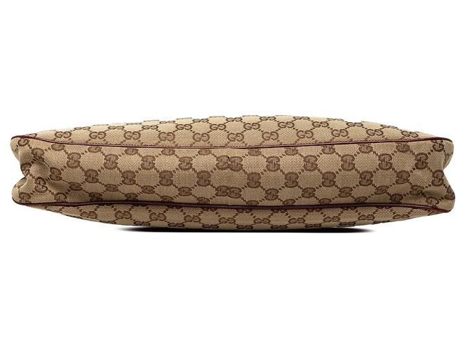 Bolsa de Ombro Gucci GG Canvas Eclipse Bege - vista 3