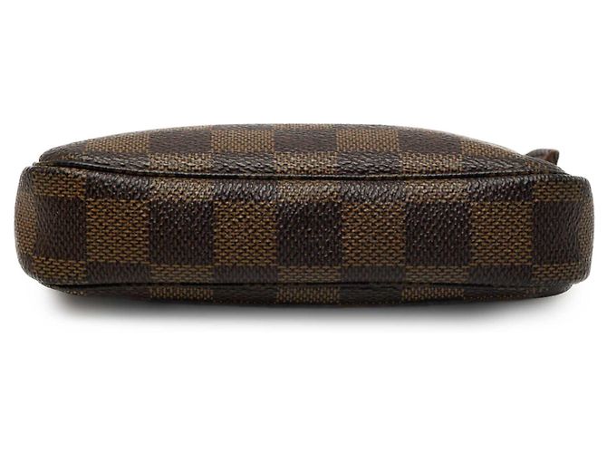 Borsa a mano Louis Vuitton Damier Ebene Mini Pochette Accessoires Marrone - vista 3