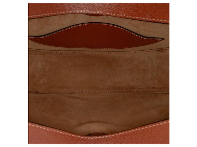 Bolsa Luna Hobo Small em couro marrom LOEWE - vista 4