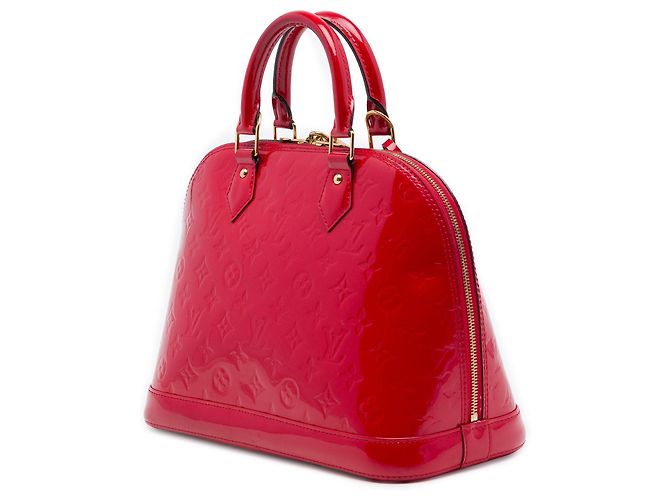 Louis Vuitton Monogram Vernis Alma PM Handtasche rot - Ansicht 2