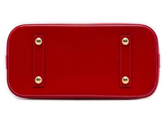 Louis Vuitton Monogram Vernis Alma PM Handtasche rot - Ansicht 3