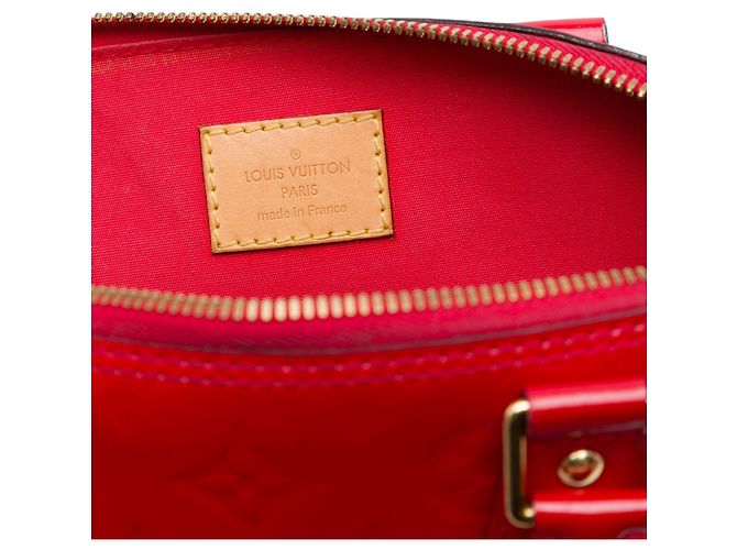 Louis Vuitton Monogram Vernis Alma PM Handtasche rot - Ansicht 5