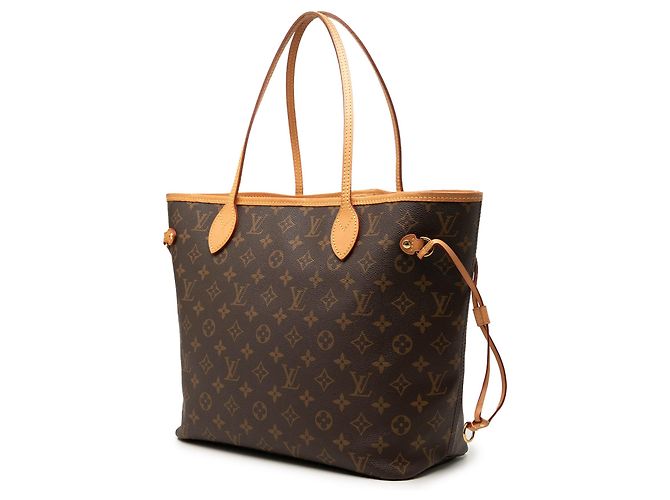 Sac cabas Louis Vuitton Monogram Neverfull MM Marron - vue 2