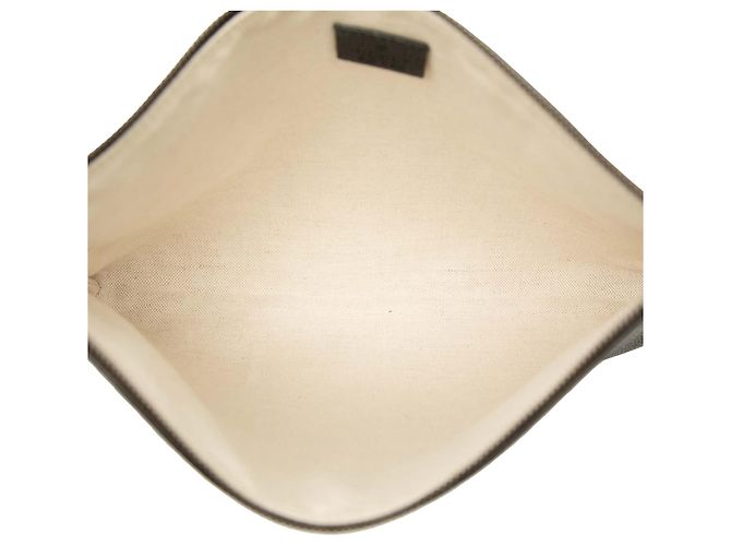 Clutch Gucci in pelle di vitello con logo nera Nero - vista 4
