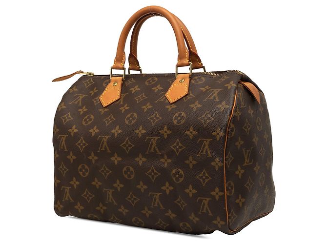 Borsa Boston Louis Vuitton Monogram Speedy 30 Marrone - vista 2