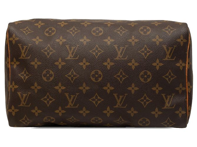 Borsa Boston Louis Vuitton Monogram Speedy 30 Marrone - vista 3