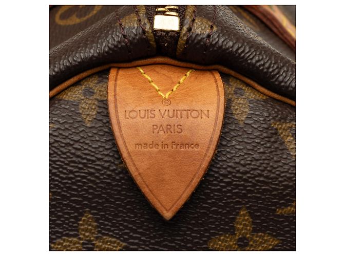 Borsa Boston Louis Vuitton Monogram Speedy 30 Marrone - vista 5