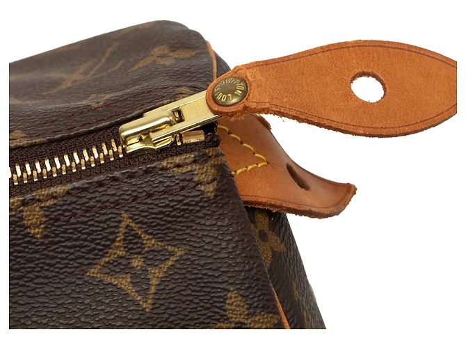 Borsa Boston Louis Vuitton Monogram Speedy 30 Marrone - vista 6