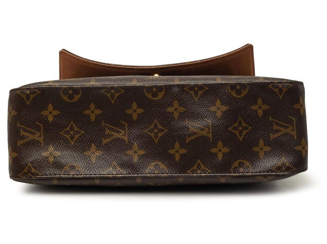 Bolso de hombro Mini Looping Monogram Louis Vuitton marrón Castaño - vista 3