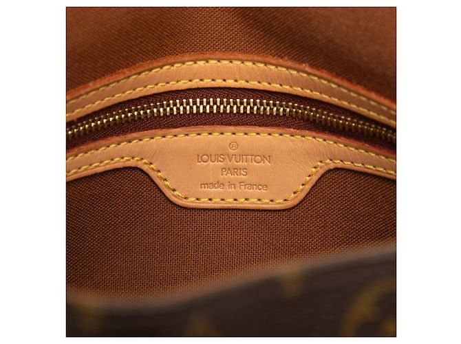 Bolso de hombro Mini Looping Monogram Louis Vuitton marrón Castaño - vista 5