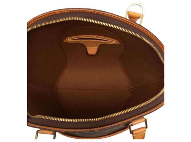 Sac à main Louis Vuitton Monogram Ellipse PM Marron - vue 4