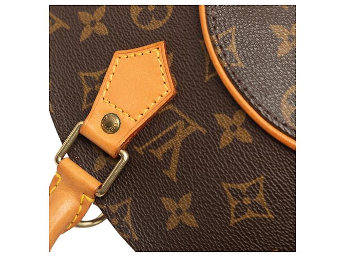 Sac à main Louis Vuitton Monogram Ellipse PM Marron - vue 7