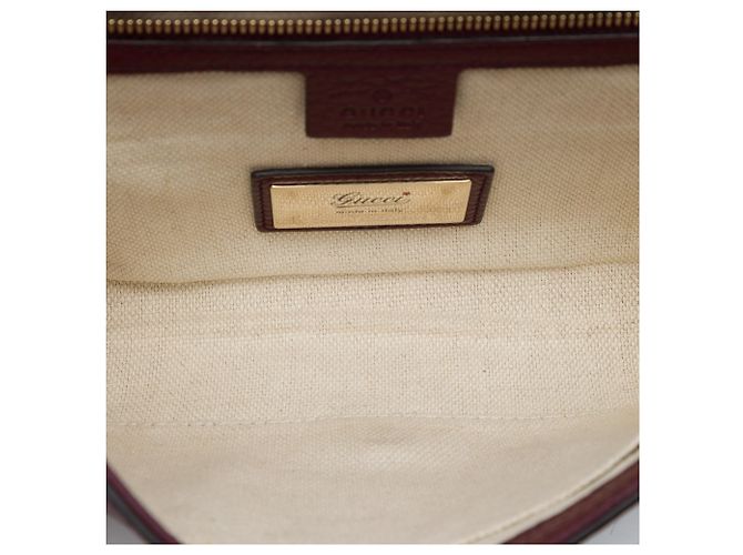 Clutch Soho Disco Gucci in pelle di vitello rossa Rosso - vista 4
