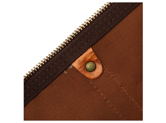 Borsa da viaggio Louis Vuitton Monogram Keepall 55 Marrone - vista 8