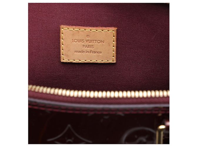 Louis Vuitton Monogram Vernis Alma GM Handtasche rot - Ansicht 5
