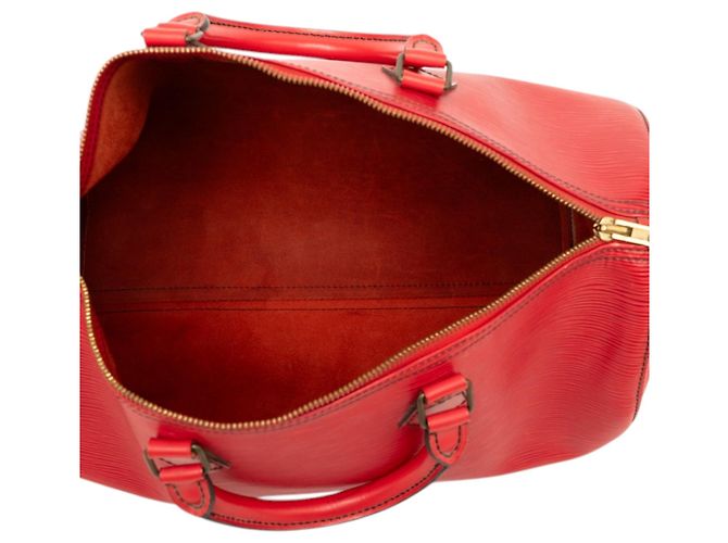Borsa Boston Louis Vuitton Epi Speedy 35 Rossa Rosso - vista 4