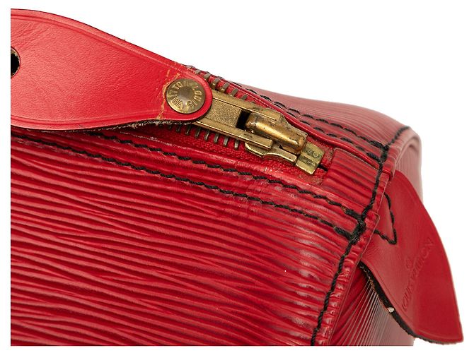 Borsa Boston Louis Vuitton Epi Speedy 35 Rossa Rosso - vista 6