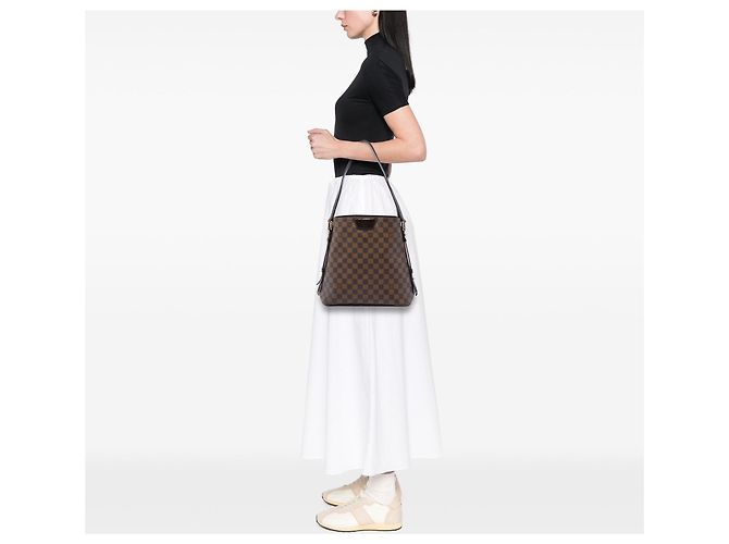 Bolso Tote Louis Vuitton Damier Ebene Cabas Rivington Marrón Castaño - vista 5