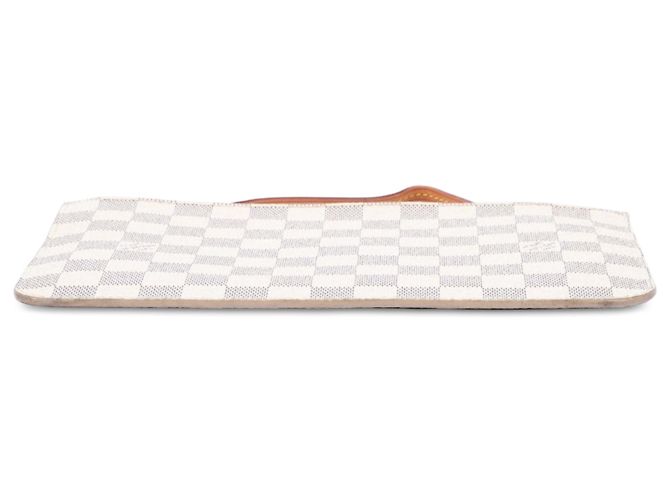 Pouch Louis Vuitton Damier Azur Neverfull MM bianca Bianco - vista 3