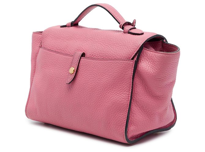 Borsa Satchel Prada Vitello Daino Soundlock Rosa - vista 2