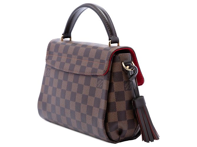 Bolso Louis Vuitton Damier Ebene Croisette Marrón Castaño - vista 2