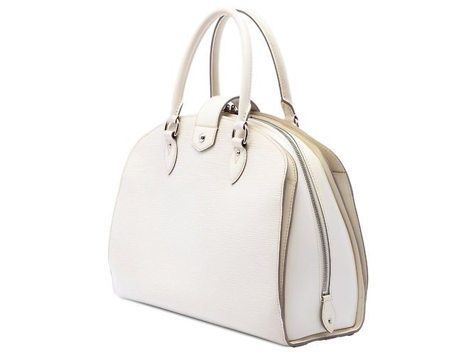 Borsa Louis Vuitton Epi Pont Neuf GM Bianca Bianco - vista 2
