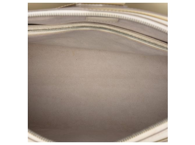 Borsa Louis Vuitton Epi Pont Neuf GM Bianca Bianco - vista 4