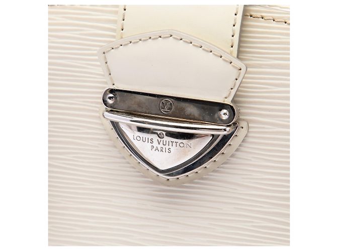 Borsa Louis Vuitton Epi Pont Neuf GM Bianca Bianco - vista 5
