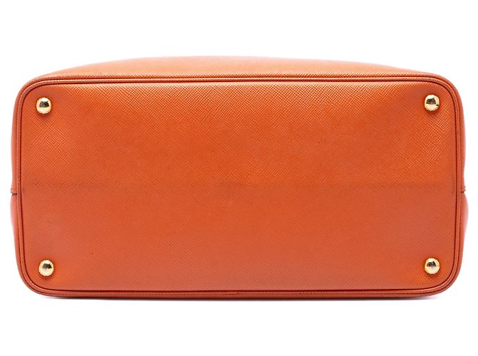 Bolso Prada Medium Saffiano Cuir de Doble Asa Naranja - vista 3